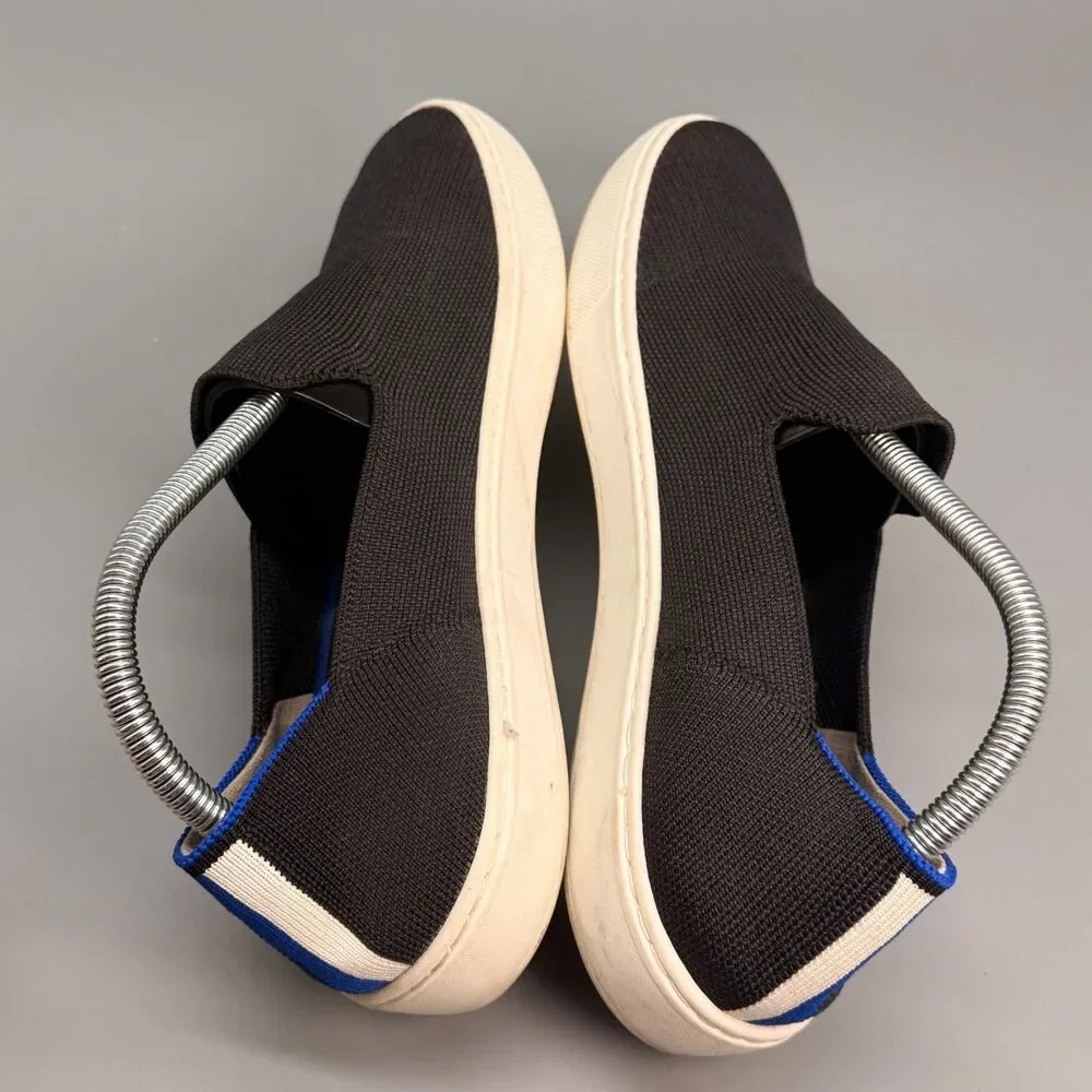 Rothy's The Original Slip on Sneakers Women's 10 Black Low Top Comfort Shoes